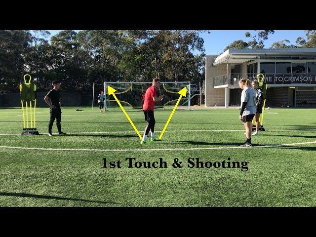 1st TOUCH & FINISHING DRILL WITH KEEPERS IN PAIRS | Joner 1on1