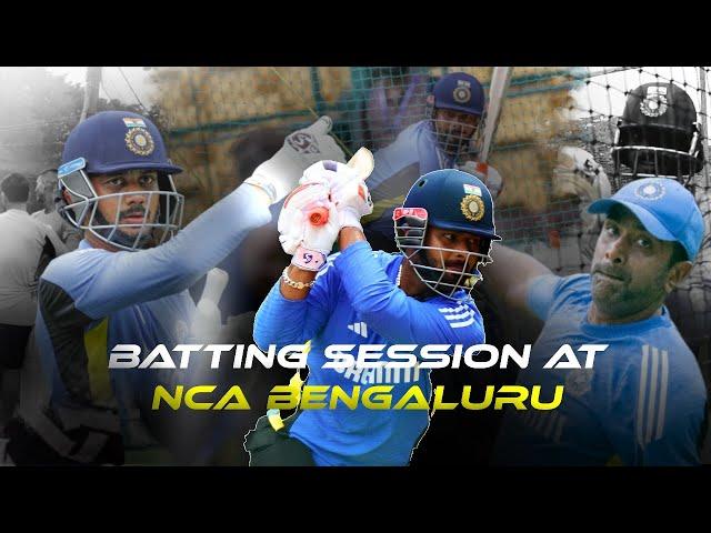 TRAINING WITH - @AshwinRavi99, AKSHAR & YASHASVI @ BENGALURU | RISHABH PANT ️