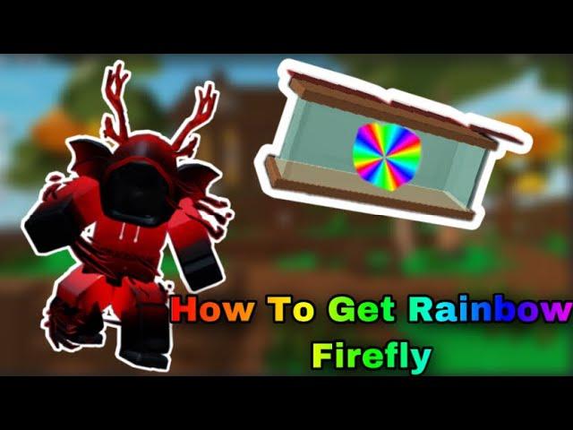 HOW TO GET RAINBOW FIREFLY DOES IS EXIST ON ROBLOX ISLANDS/SKYBLOCK??