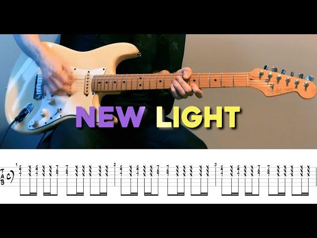 New Light Guitar SOLO | John Mayer Play Through | with TAB!