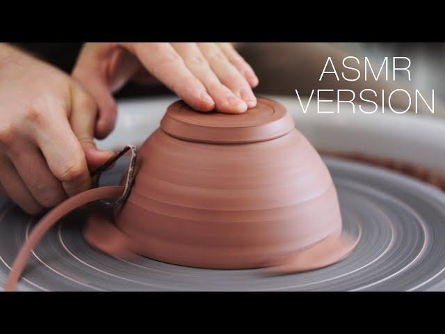 Throwing and Turning a Pottery Bowl with Cross-sections — ASMR Version