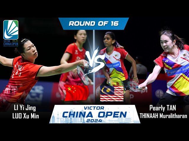 LIVE SCORE | LI Yi Jing /LUO Xu Min vs Pearly TAN /THINAAH Muralitharan | China Open 2024 Badminton