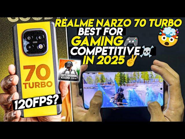 REALME NARZO 70 TURBO BEST FOR GAMING IN 2025| 120FPS GAMING REVIEW 2025| BGMI/PUBG TEST 2025️