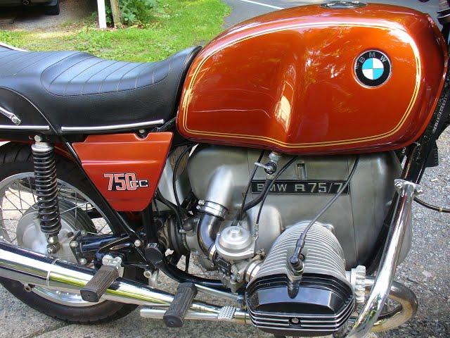 1977 BMW R75/7 SURVIVOR BURNT ORANGE METALLIC