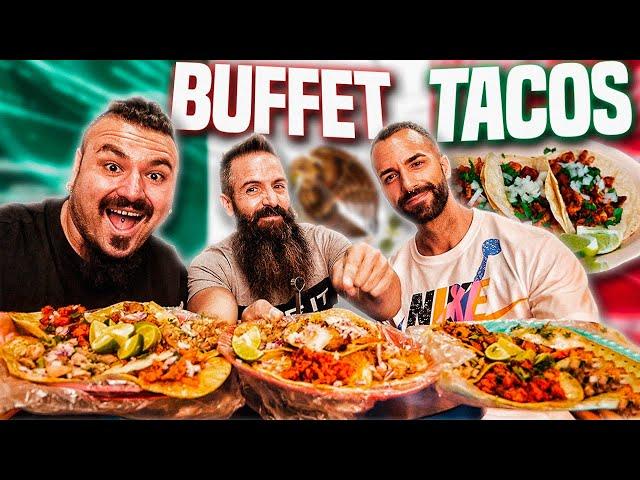 ABUSANDO DEL BUFFET LIBRE DE TACOS MÁS BARATO DE MÉXICO