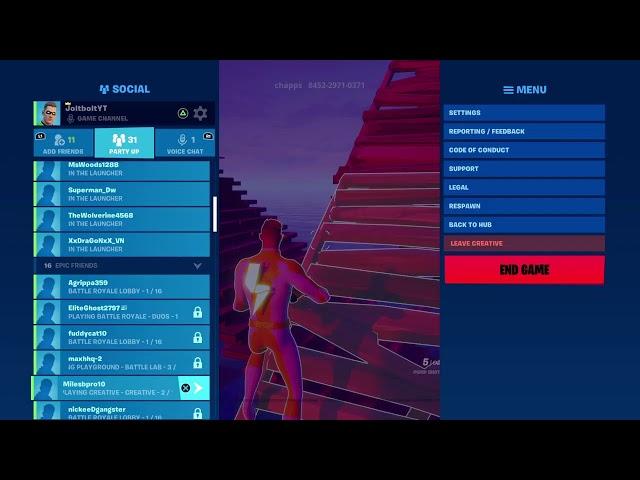 Fortnite live:Jolt army tryouts