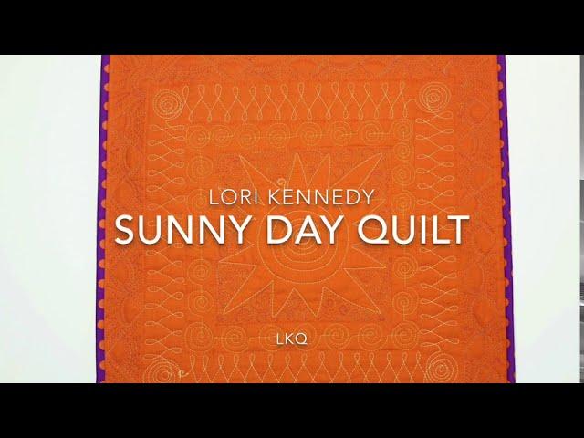 Sunny Day Medallion Quilt, Sunrise and Sunset Quilting Motifs