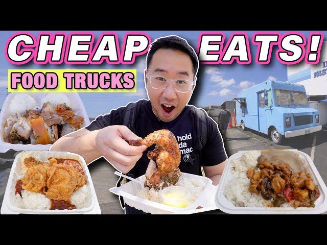 Best CHEAP FOOD TRUCKS in Honolulu! || [Oahu, Hawaii] Hawaii Budget Travel Food Guide