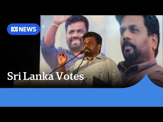 Sri Lanka's Marxist-leaning politician leads presidential vote | ABC News