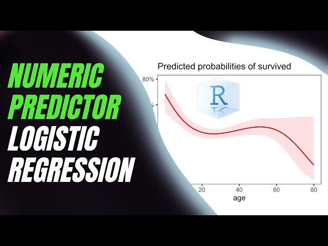 Not Linear Relationship Between Numeric Predictor and Binary Outcome in Logistic Regression (4K)