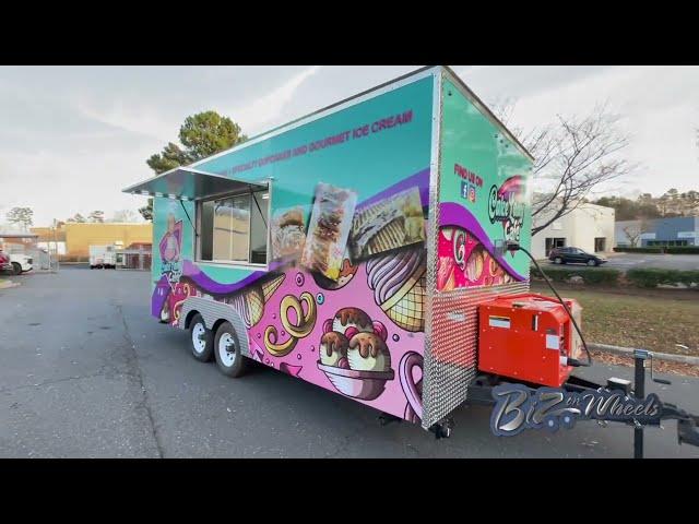 18Ft Concession Food Trailer With Restroom