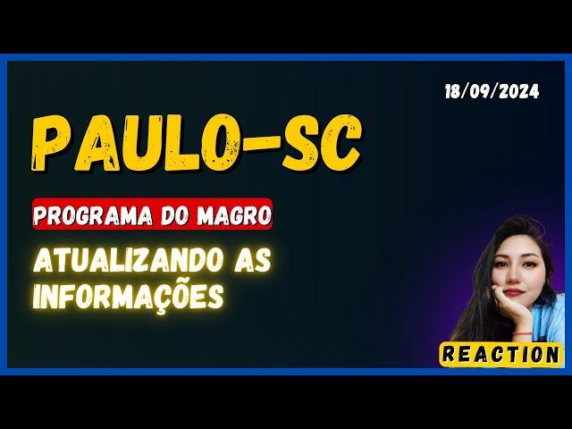 PAULO-SC "ATUALIZANDO AS INFORMAÇÕES"