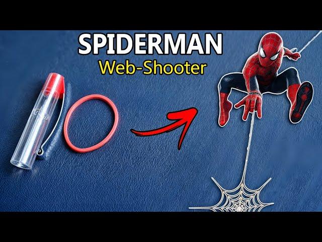 spiderman web shooter kaise banate hain | how to make a spiderman web shooter at home | web shooter