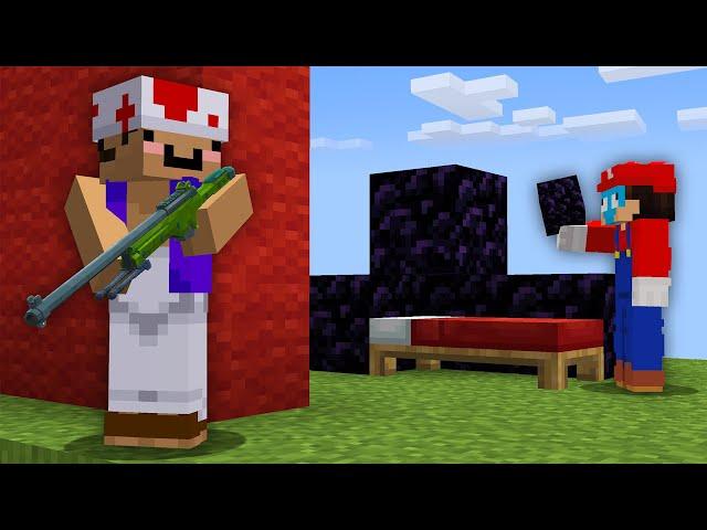 We Secretly Added GUNS in Minecraft Bedwars...