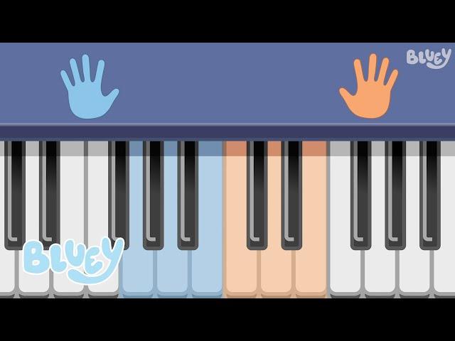 Learn the Bluey Theme Song on Piano! | Bluey