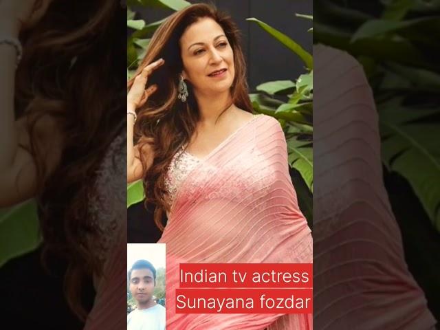 Sunayana fozdar (old and young) Indian tv actress and model #shorts