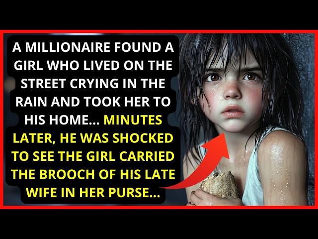 A millionaire found a girl who lived on the street crying in the rain and took her to his home...