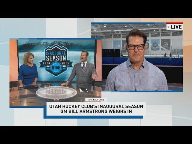 ARC: Utah Hockey Club GM Bill Armstrong talks excitement over inaugural season