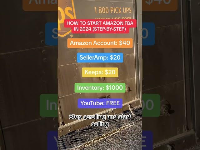 HOW TO SELL ON AMAZON FOR BEGINNERS (2024)