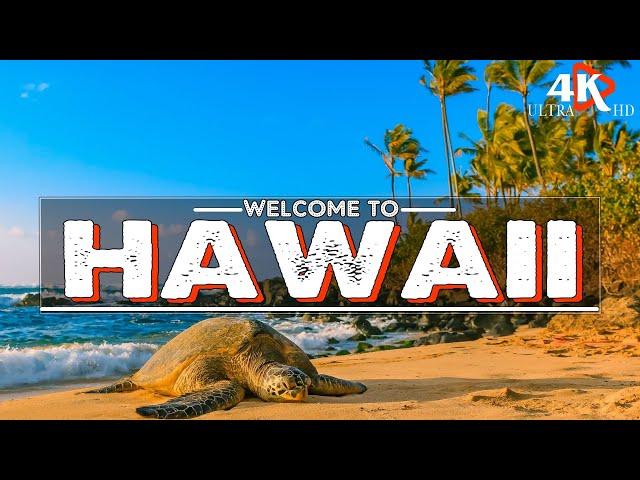 FLYING OVER HAWAII (4K UHD) - Relaxing Music Along With Beautiful Nature Videos - 4K Video ULTRA HD