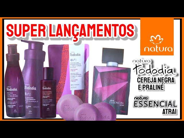 Natura CICLO 07/2025 Nova Linha Tododia CEREJA NEGRA E PRALINÉ e ESSENCIAL ATRAI MASCULINO