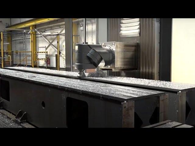 Travelling column AXIA machine installed at Manufax for heavy roughing
