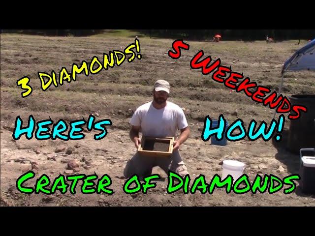 Success Finding Diamonds at the Crater of Diamonds State Park