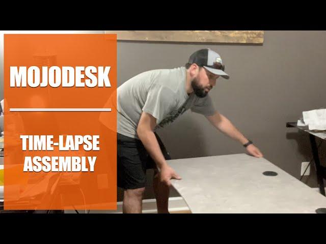 MojoDesk - Standing Desk | Time Lapse Customer Assembly Video | Best Sit-Stand Desk 2020