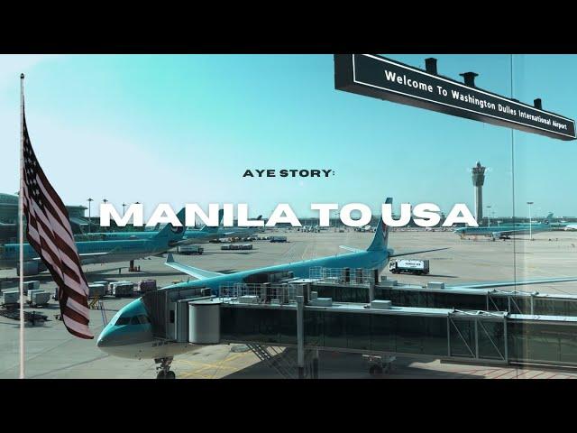 USA STORIES | Manila to USA for 20hrs+ | Flying with Korean Air  & in flight meals | Costco