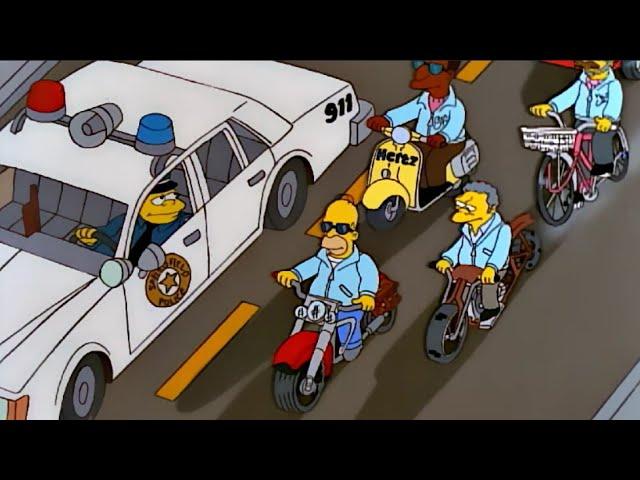 Homer's Motorcycle Gang - The Simpsons