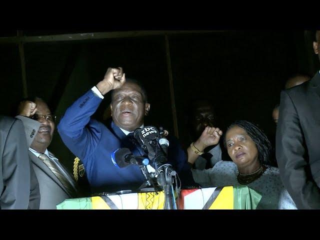 Incoming Zimbabwean President Mnangagwa Returns Home to Cheers