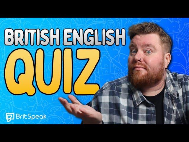 How Good Is Your British English? BritSpeak Pub Quiz [LIVE]