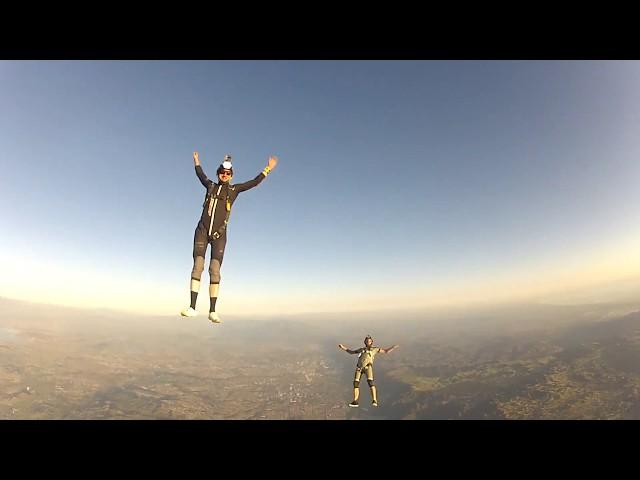 The 1000 meter Back Layout Skydive