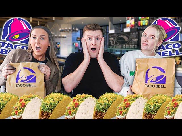 Last to STOP Eating TACO BELL Wins £1,000 - Challenge