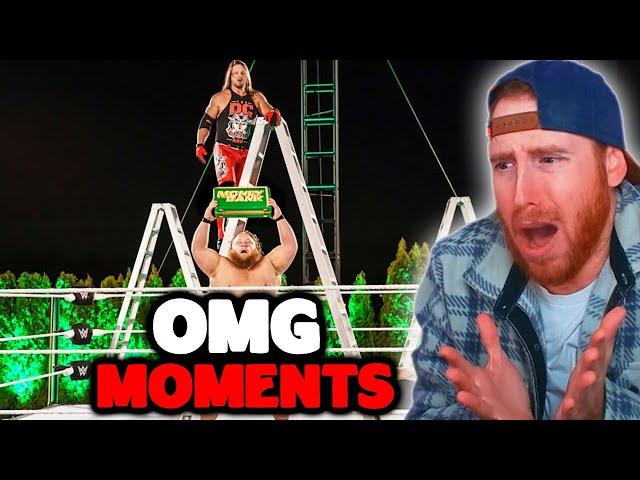 WWE MITB OMG MOMENTS - CRAZIEST Pro Wrestling Moves