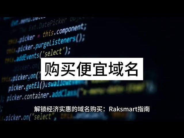 解锁经济实惠的域名购买：Raksmart指南