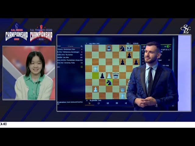 Alice Lee: Yu Didn’t Expect the Queen’s Gambit Accepted | R10 #USChessChamps