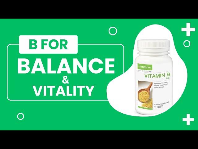 GNLD NEOLIFE VITAMIN B COMPLEX - BENEFIT