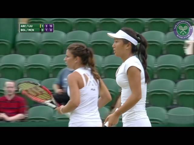 2016, Day 13 Highlights, Usue Arconada and Claire Liu vs Mariam Bolkvadze and Caty McNally