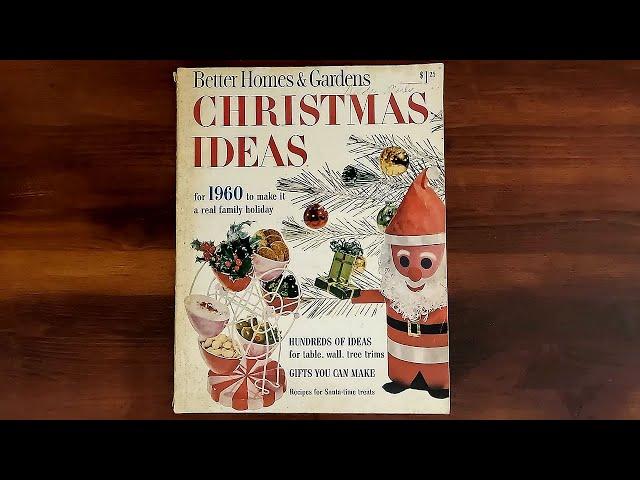 Better Homes & Gardens Christmas Ideas for 1960 Special | ASMR Magazine Flip Through