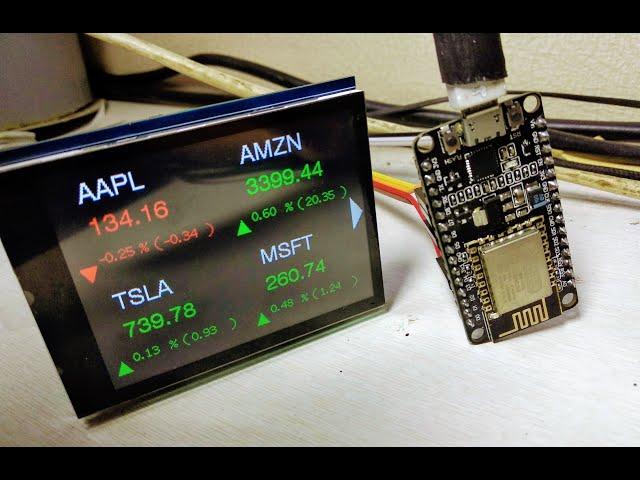 Live Stock Price Display with ESP8266