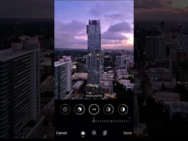 Editing drone photography on an iPhone #iphoneediting #dronephotography #droneshort #dronephoto #atx