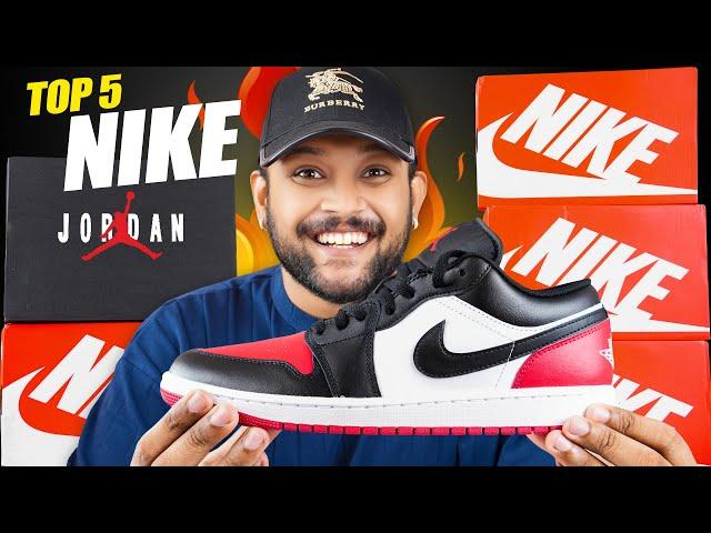 5 Best Nike Air Jordan Shoes/Sneaker For College/Men  Nike Haul Review 2024 | ONE CHANCE