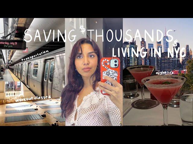 living in nyc on a BUDGET *how much i save will shock you*