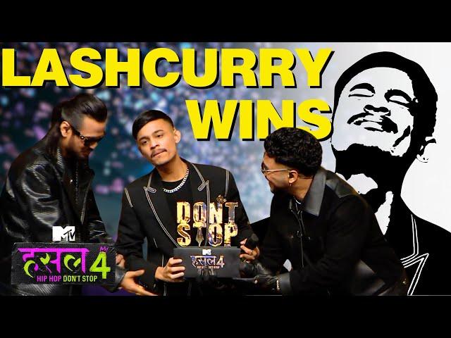 Lashcurry Wins The Season | Lashcurry बने इस Season के Winner | MTV Hustle 4