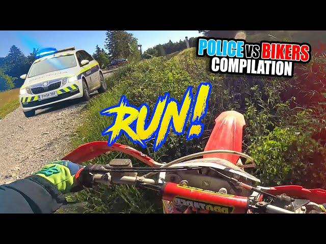 Police Chase Dirt Bikers - Cops VS Motorcycles | Best Compilation 2024