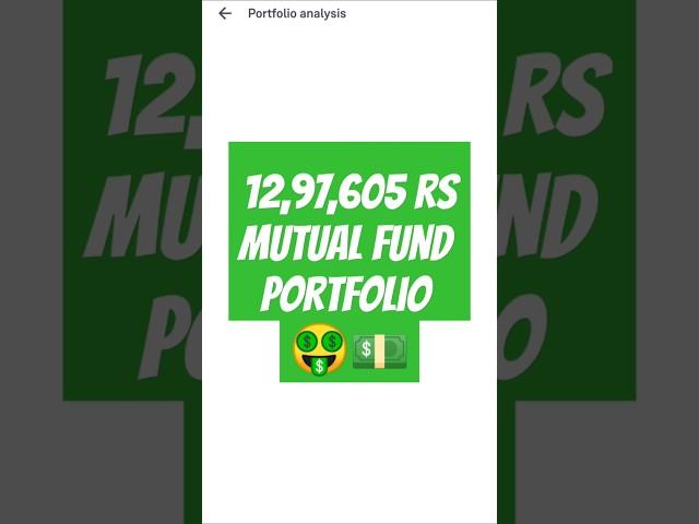 My mutual fund portfolio revealed #groww #stockmarket #mutualfunds #financialfreedom #shortvideo