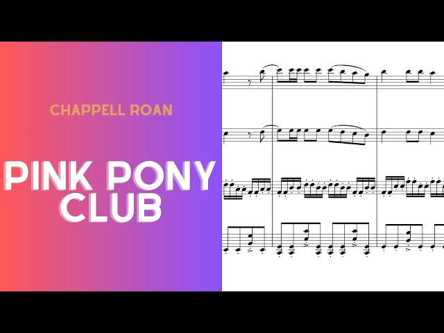 CHAPPELL ROAN -  Pink Pony Club for STRING QUARTET