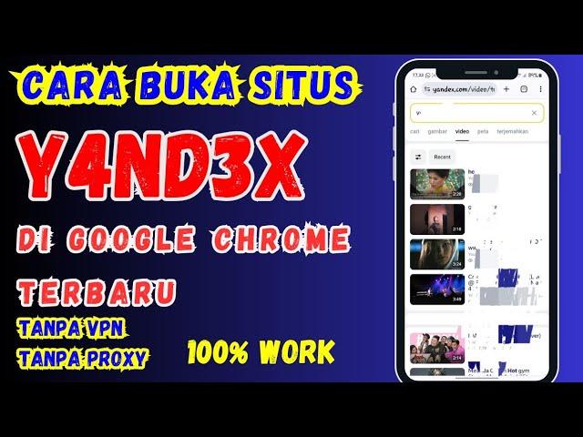 Cara Buka YANDEX di Google chrome Anti Gagal // tanpa Vpn dan Proxy 2024