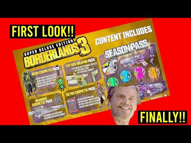 Borderlands 3 FIRST LOOK at CONTENTS in Super Deluxe Edition!!!